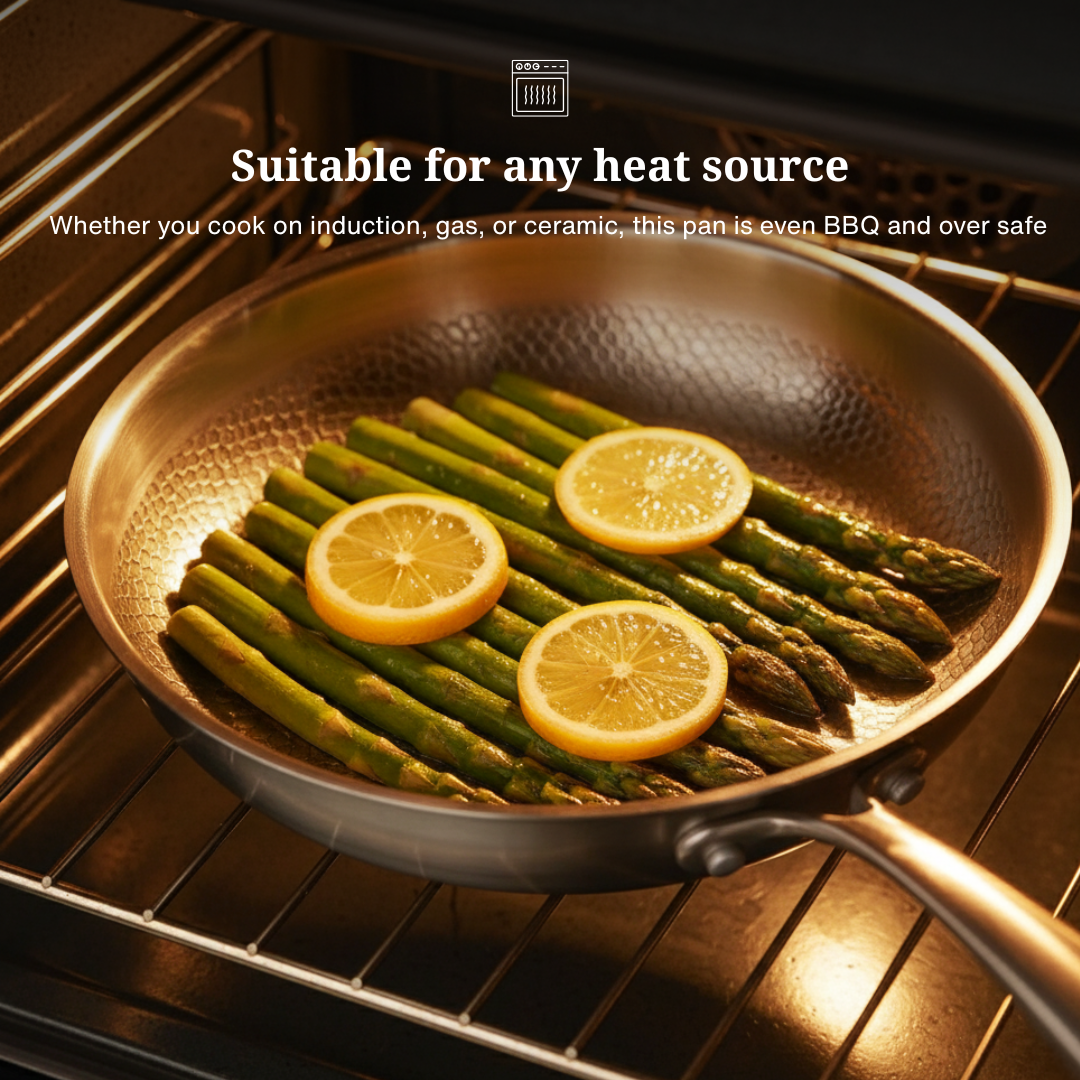 Titanium Hammered Cookware Set Pro