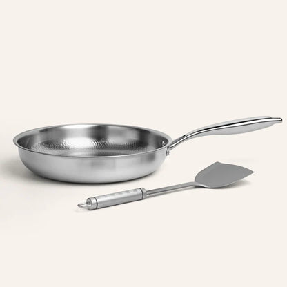 Titanium Hammered Pan + Utensil